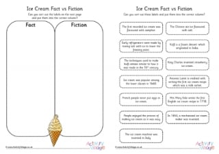 Ice Cream Fact vs Fiction
