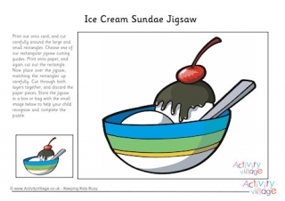 Ice Cream Sundae Jigsaw