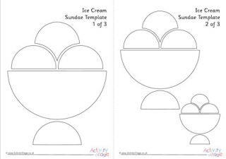 ice cream cone template 2