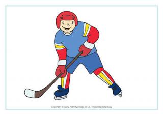 Ice Hockey Poster 2