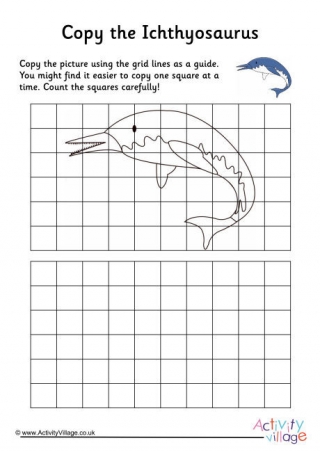 Ichthyosaurus Grid Copy