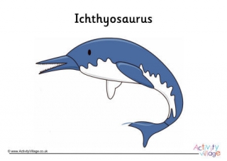 Ichthyosaurus Poster