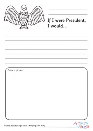 If I Were President Worksheet 1