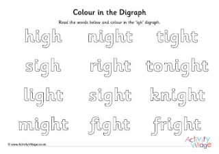 Igh Trigraph Colour In