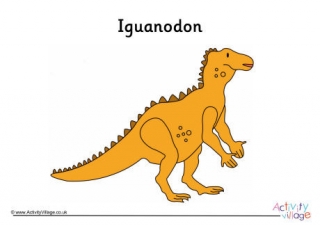Iguanodon Poster