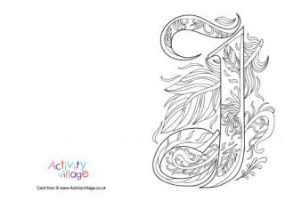 letter j colouring pages