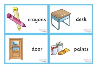 In the Classroom Flashcards - Small