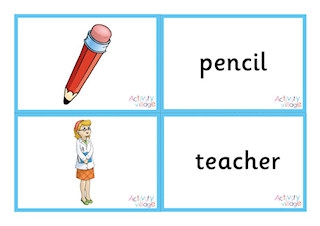 In the Classroom Vocabulary Printables