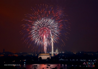 Independence Day Fireworks Poster