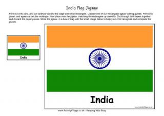 India Flag Jigsaw