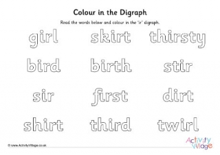 Ir Digraph Colour In