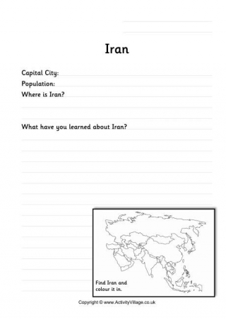 Iran Worksheet