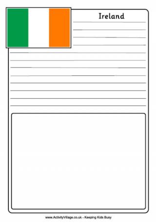 Ireland notebooking pages