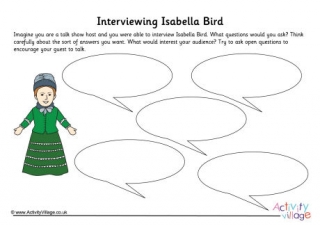 Isabella Bird Interview Worksheet