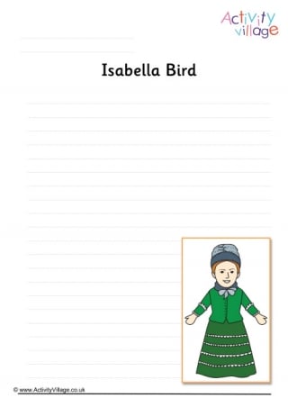 Isabella Bird Writing Page