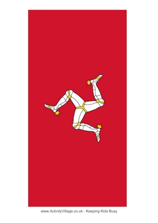 Isle of Man Flag Printable