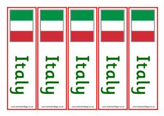 Italy Bookmarks
