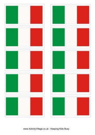 Italy Flag Printable