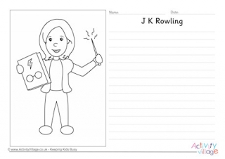 JK Rowling Story Paper