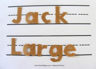 Make Your Own Sandpaper Letters