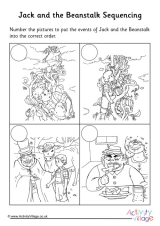 Jack And The Beanstalk Sequencing Worksheet 2
