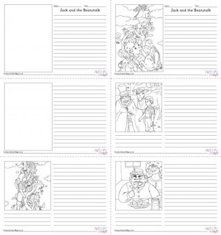 Jack and the Beanstalk Story Paper