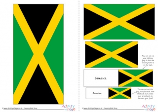 Jamaica Flag Printable