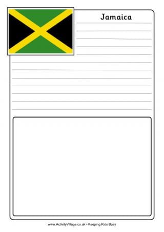 Jamaica Notebooking Page