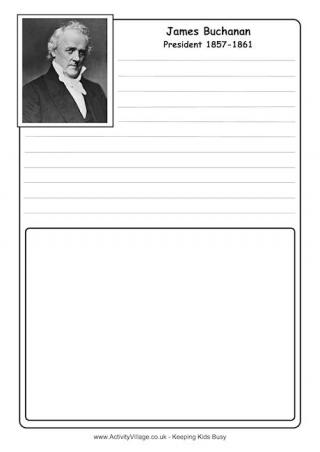 James Buchanan Notebooking Page