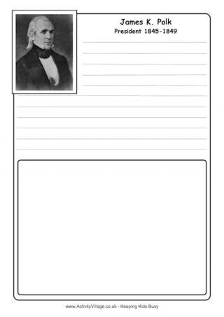 James Polk Notebooking Page