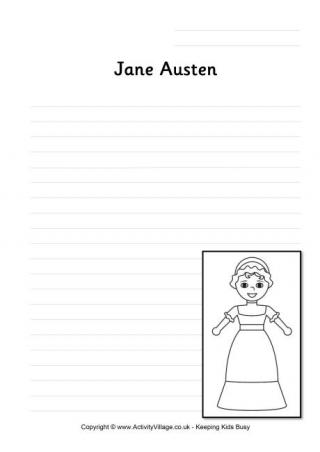 Jane Austen Writing Page