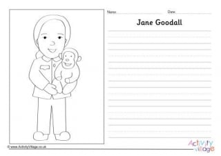 Jane Goodall Story Paper