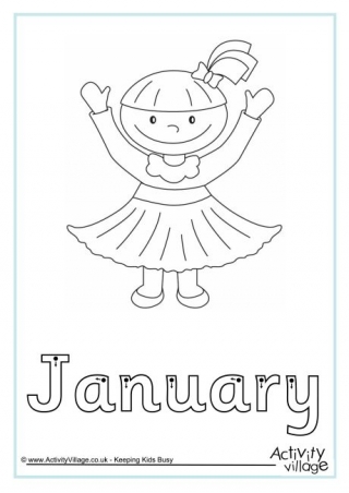 January Finger Tracing