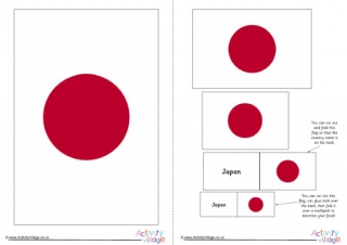 Japan flag Printable