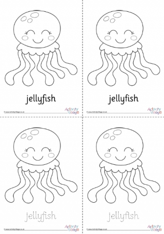 Jellyfish Colouring Page 2
