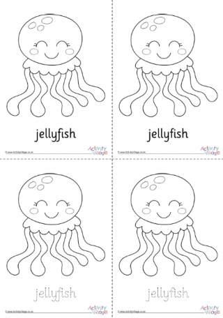 Jellyfish Colouring Page 2