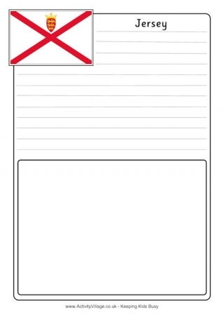 Jersey Notebooking Page