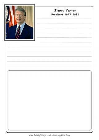 Jimmy Carter Notebooking Page