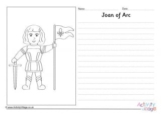 Joan Of Arc Story Paper