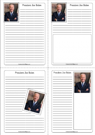 Joe Biden Notebooking Paper