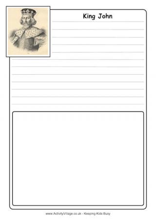 John Notebooking Page