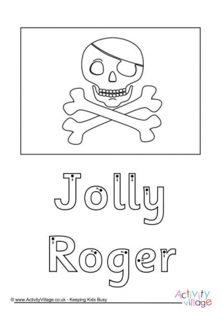 Jolly Roger Finger Tracing