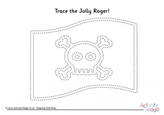 Jolly Roger Tracing Page