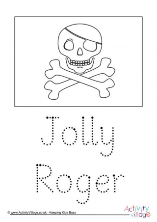 Jolly Roger Word Tracing