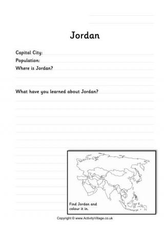 Jordan Worksheet