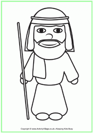 Joseph Colouring Page