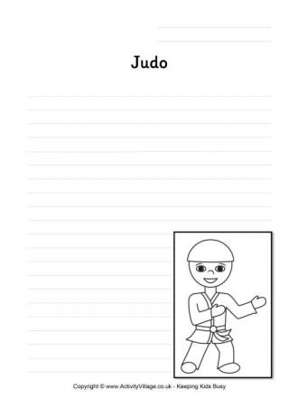 Judo Writing Page