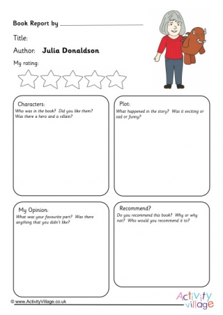 Julia Donaldson Book Report