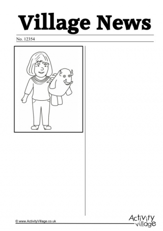 Julia Donaldson Newspaper Writing Prompt