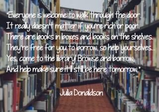 Julia Donaldson Quote Poster